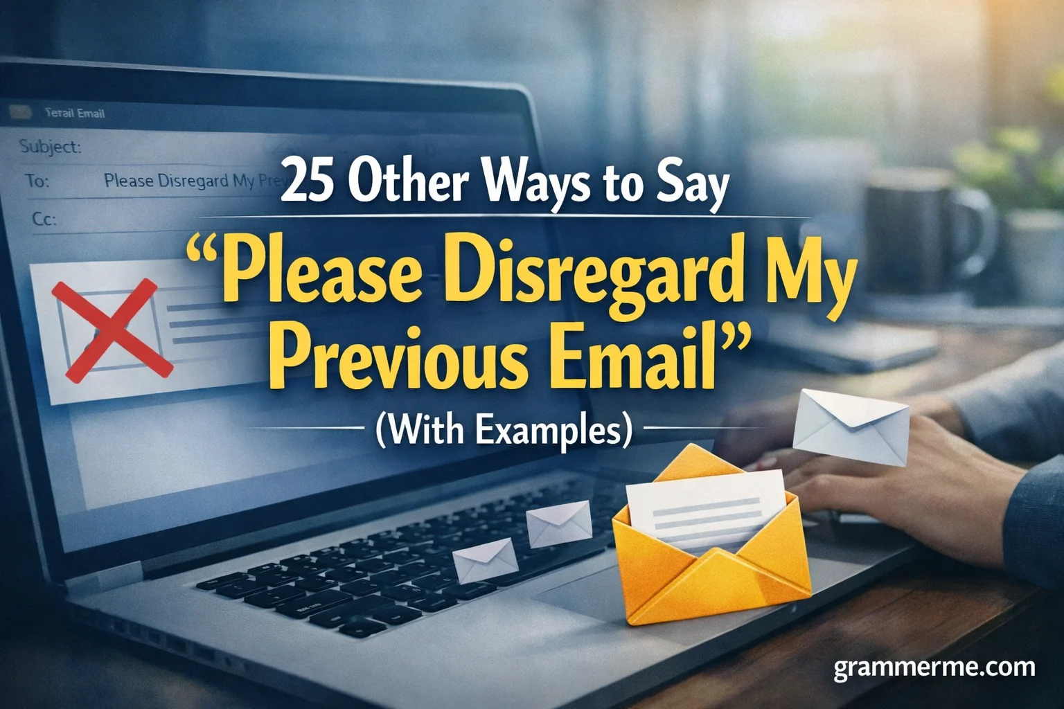 Other Ways to Say “Please Disregard My Previous Email”