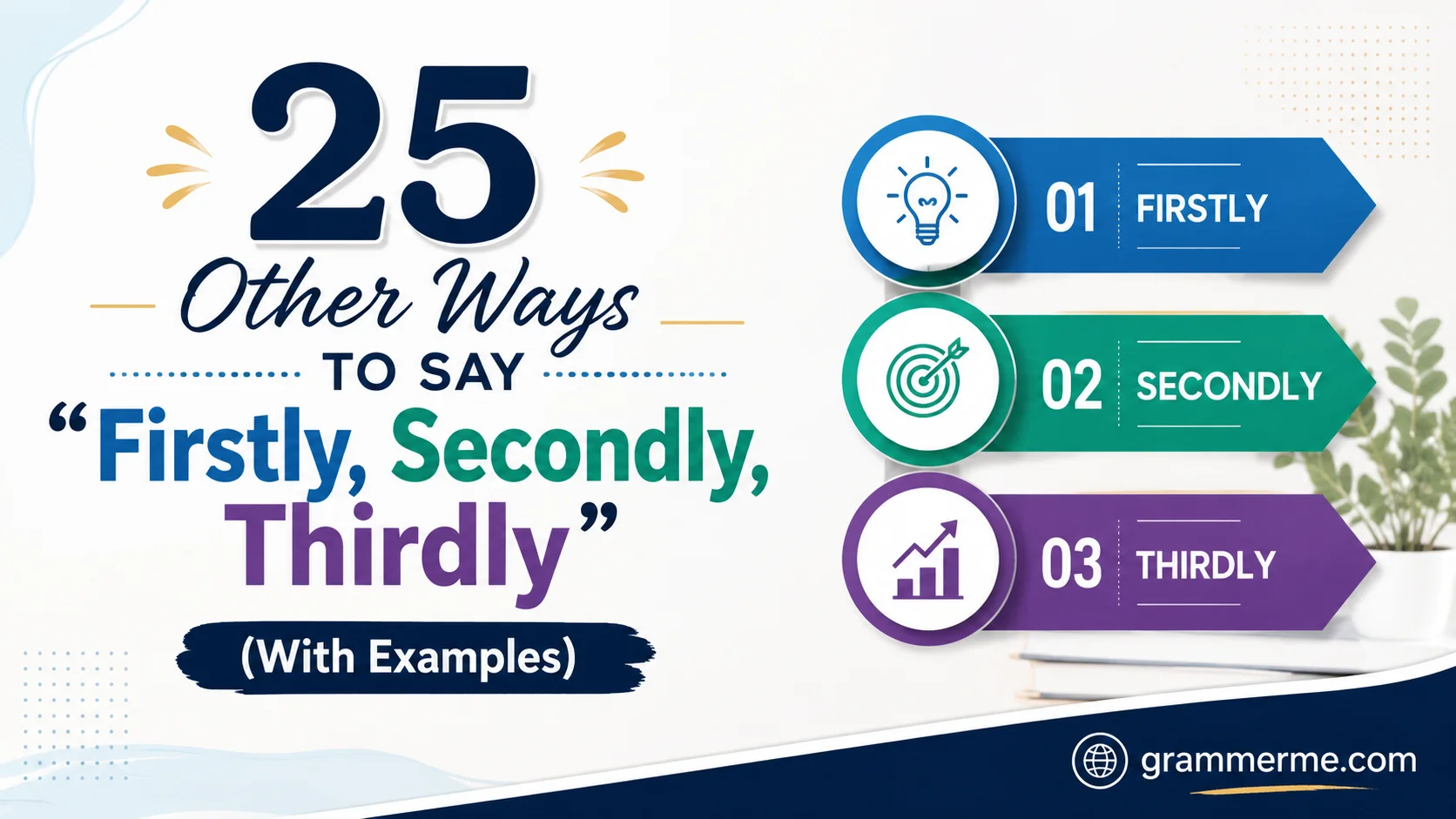 Other Ways to Say “Firstly, Secondly, Thirdly”