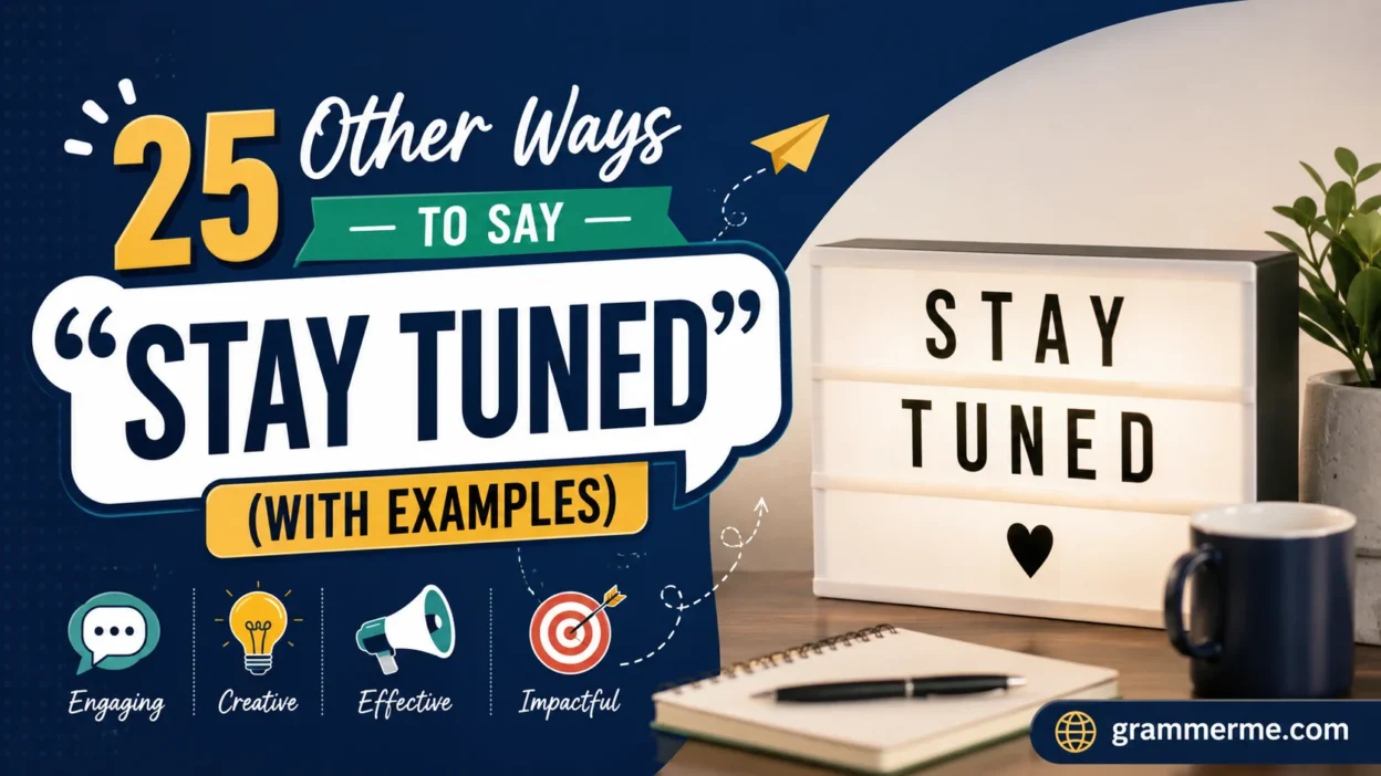 Other Ways to Say “Stay Tuned”