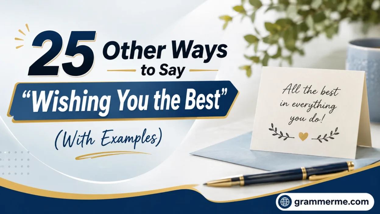 Other Ways to Say “Wishing You the Best”